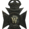 Wiltshire Constabulary Helmet Plate - King's Crown