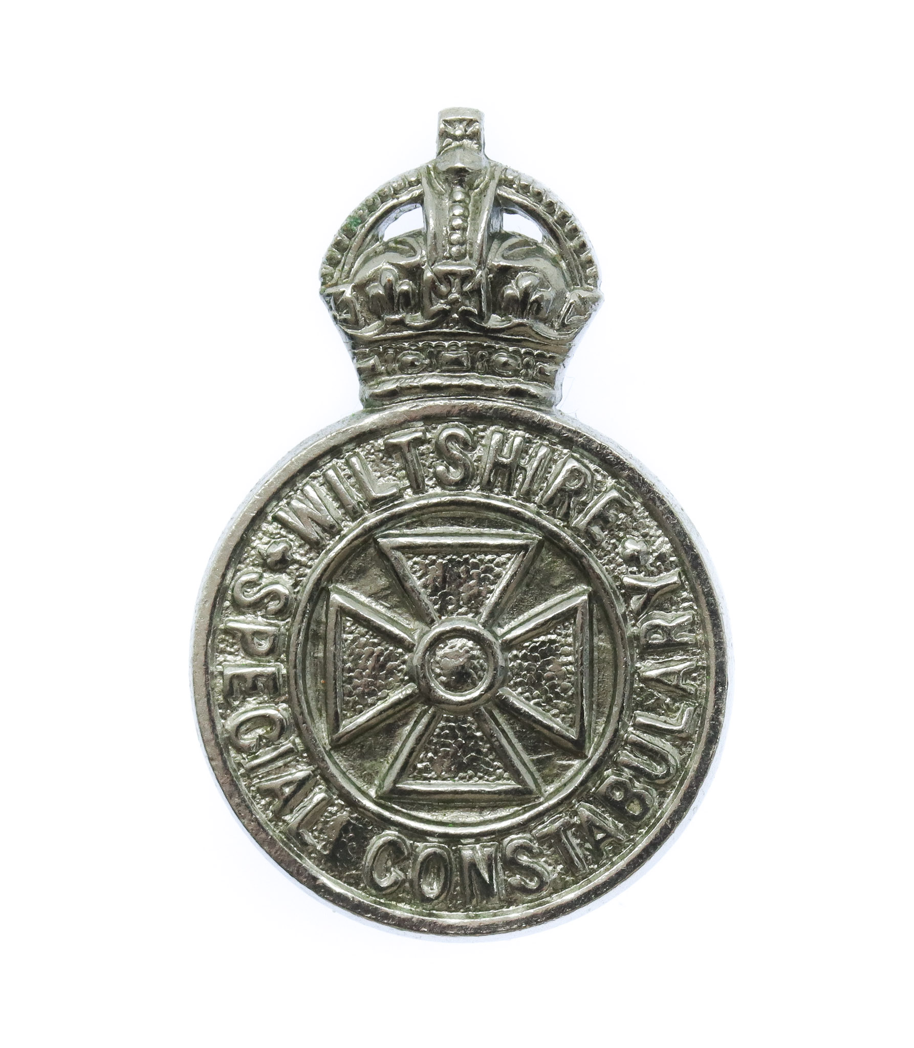 Wiltshire Special Constabulary Lapel Badge - King's Crown