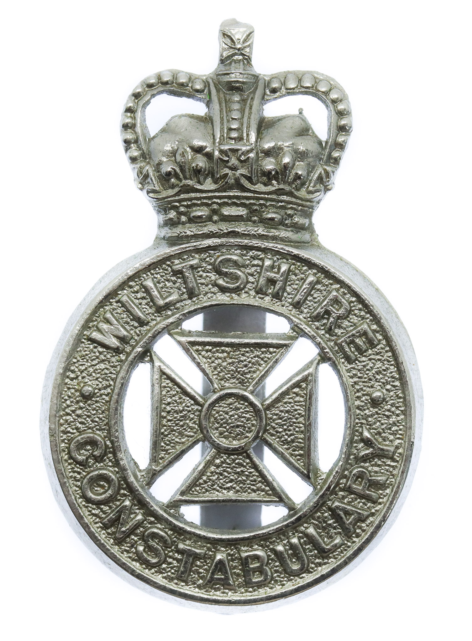 Wiltshire Constabulary Cap Badge - Queen's Crown