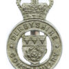 Derbyshire Constabulary Cap Badge - Queen's Crown