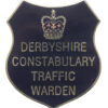 Derbyshire Constabulary Traffic Warden Enamelled Cap Badge