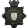 Derbyshire Constabulary Black Hemet Plate - King's Crown