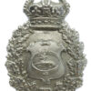 Derby Borough Police Wreath Helmet Plate - King's Crown