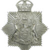 Derby Borough Police Star Helmet Plate - King's Crown
