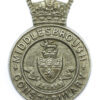 Middlesbrough Borough Police Cap Badge - Queen's Crown (Non Voided Centre)