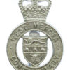 West Mercia Constabulary Cap Badge - Queen's Crown