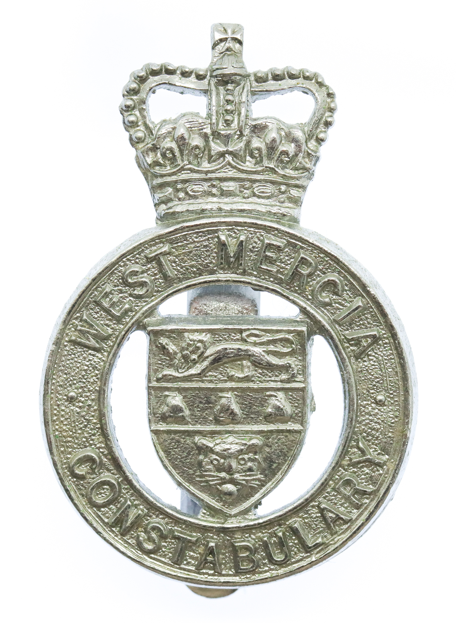 West Mercia Constabulary Cap Badge - Queen's Crown