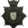 Gwynedd Constabulary Night Helmet Plate - Queen's Crown