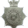 Gwynedd Constabulary Helmet Plate - Queen's Crown
