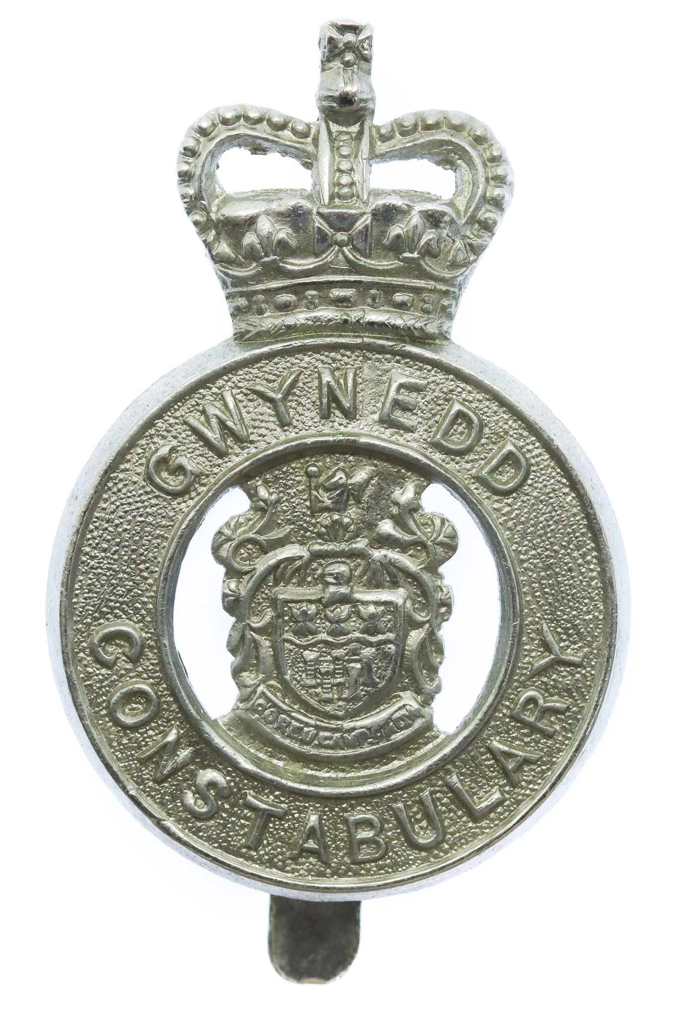 Gwynedd Constabulary Cap Badge - Queen's Crown