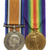 WW1 British War & Victory Medal Pair - Pte. E. Beers, 23rd Bn. Northumberland Fusiliers & 5th Bn. King's Own Yorkshire Light Infantry - K.I.A. 2/9/18