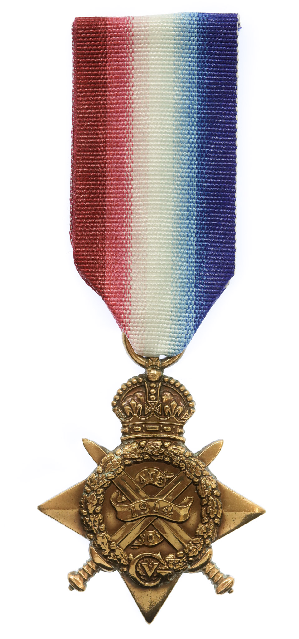 WW1 1914 Mons Star - Pte. W. Cawston, 2nd Bn. King's Own Yorkshire Light Infantry