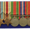 WW2 South African Medal Group of Five - Pte. G.J. Joubert, 44 R&H Base Tank Workshop, Technical Service Corps