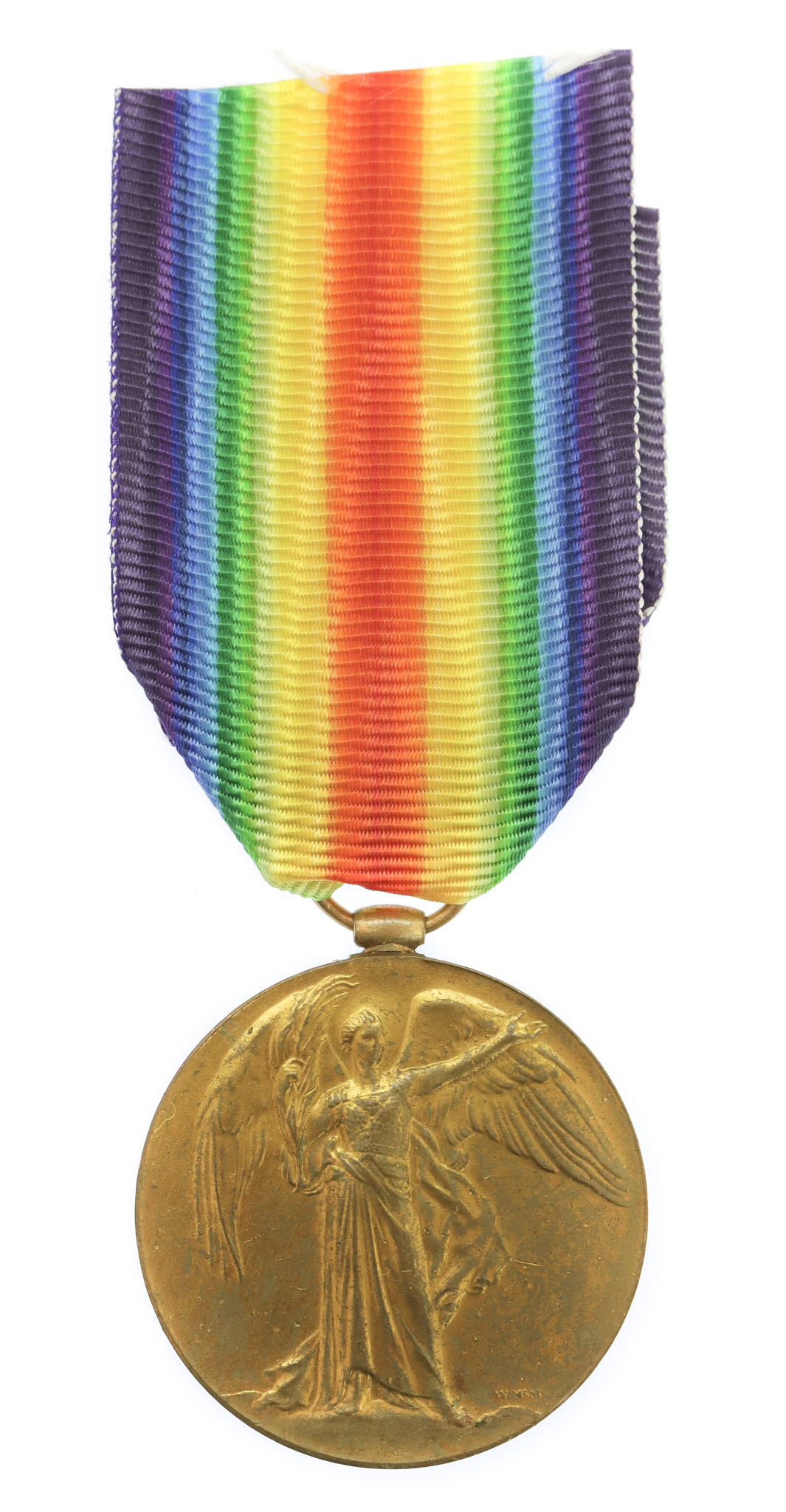 WW1 Victory Medal - W.O.Cl.2. H.C. Hawkins, Army Service Corps