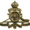 Royal Artillery (Revolving Wheel) Cap Badge - King's Crown