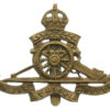 Royal Artillery Territorial Cap Badge - King's Crown