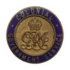 WW1 Colonial Government Service Enamelled Lapel Badge