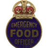 WW2 Ministry of Food Emergency Food Officer Enamelled Lapel Badge