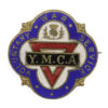 WW2 Y.M.C.A. Scottish Branch Voluntary War Service Enamelled Badge