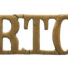 Royal Tank Corps (R.T.C.) Shoulder Title