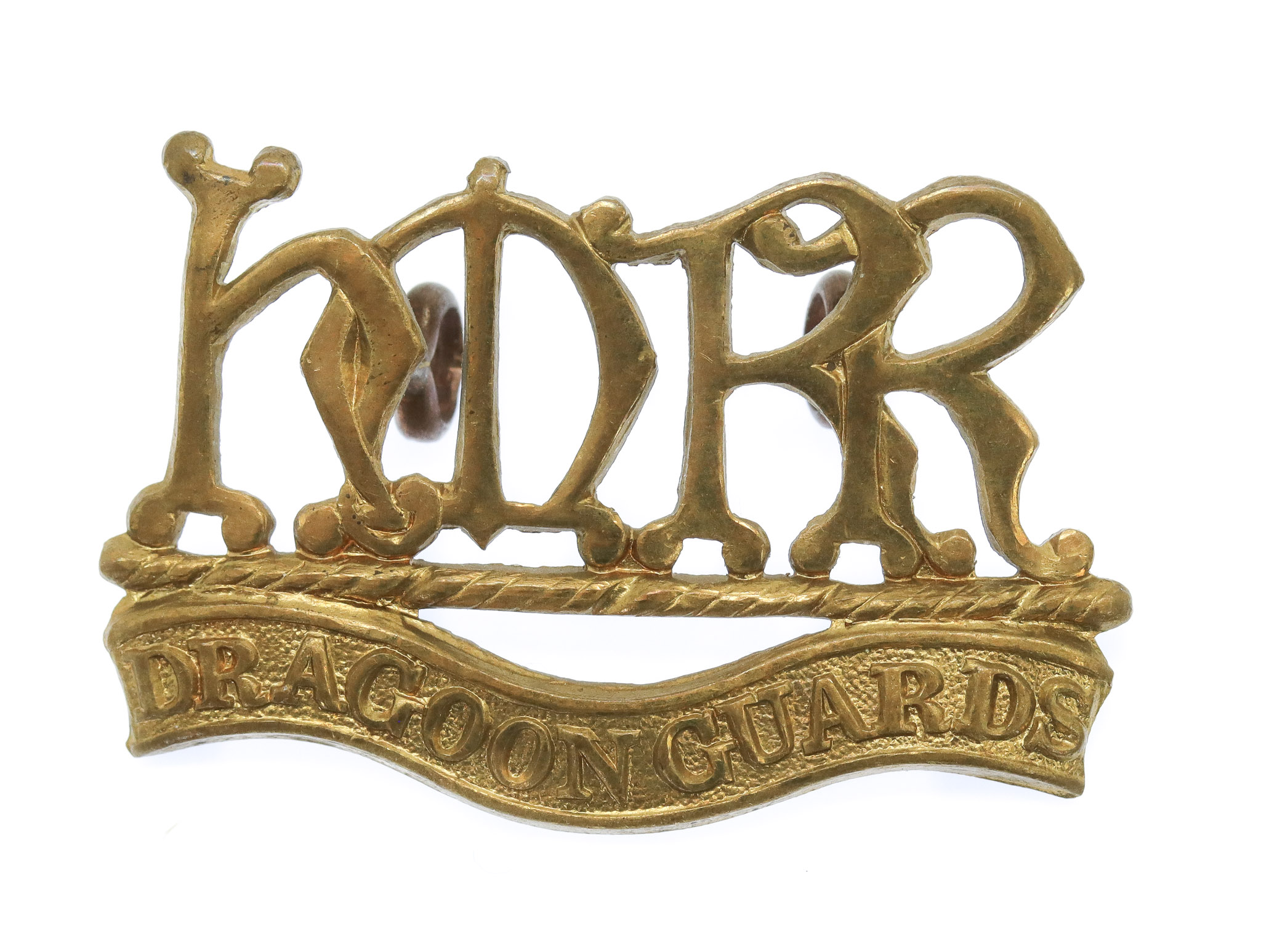 Boer War Her Majesty's Reserve Regiment of Dragoon Guards Collar Badge