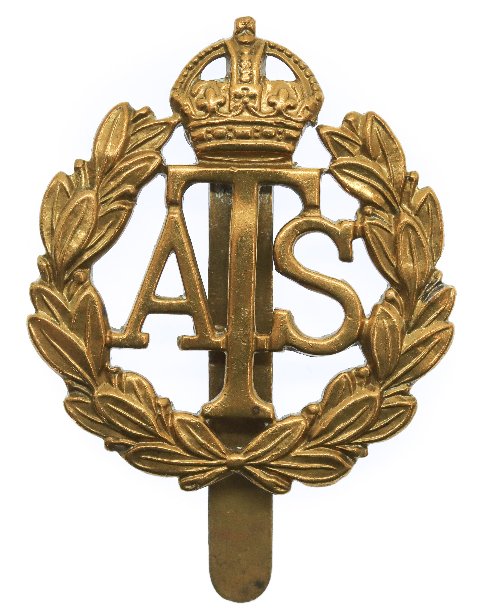 Auxiliary Territorial Service (A.T.S.) Cap Badge - King's Crown