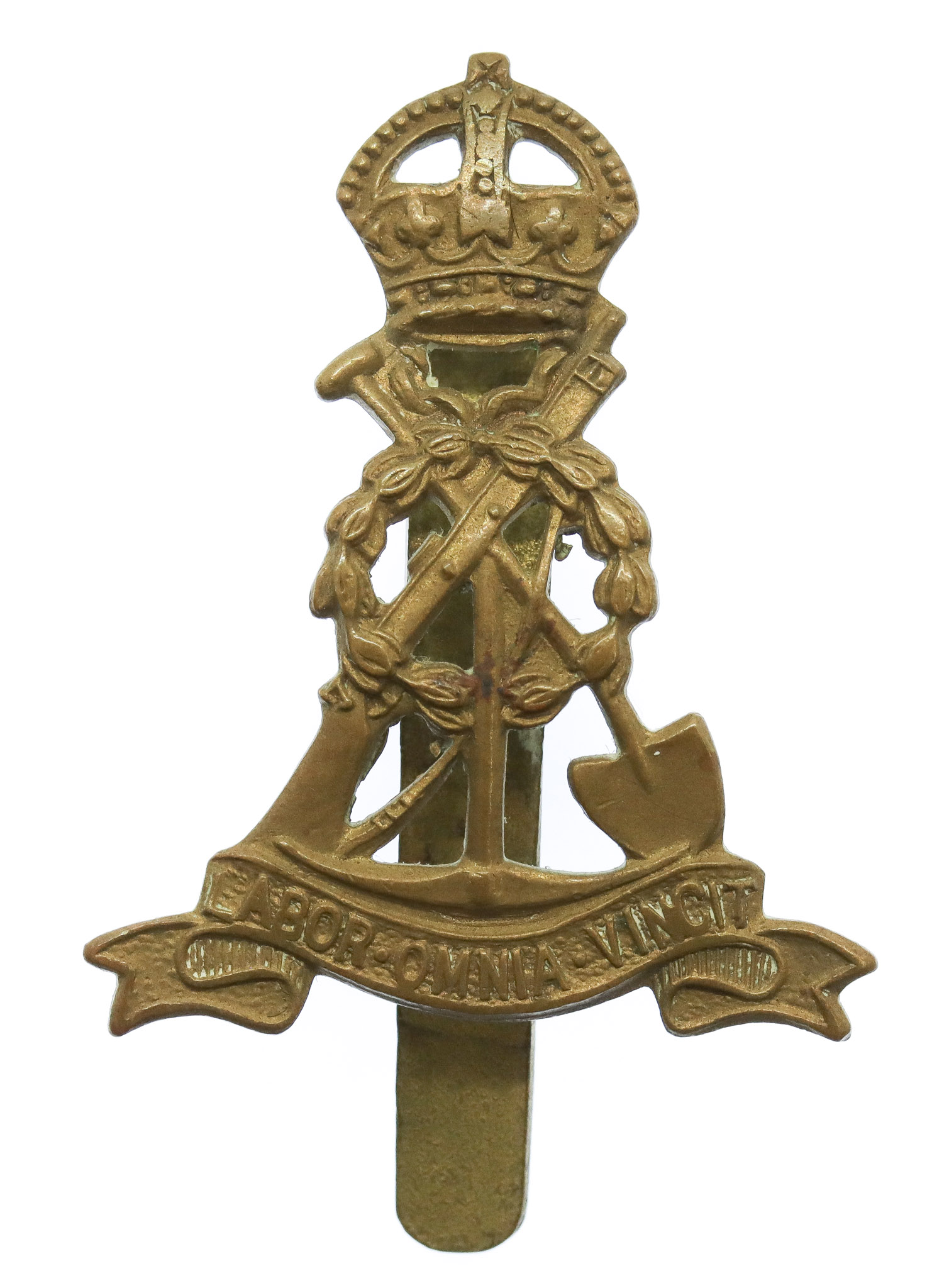 Pioneer Corps Beret Badge - King's Crown