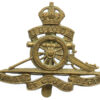 Royal Artillery Cap Badge - King's Crown