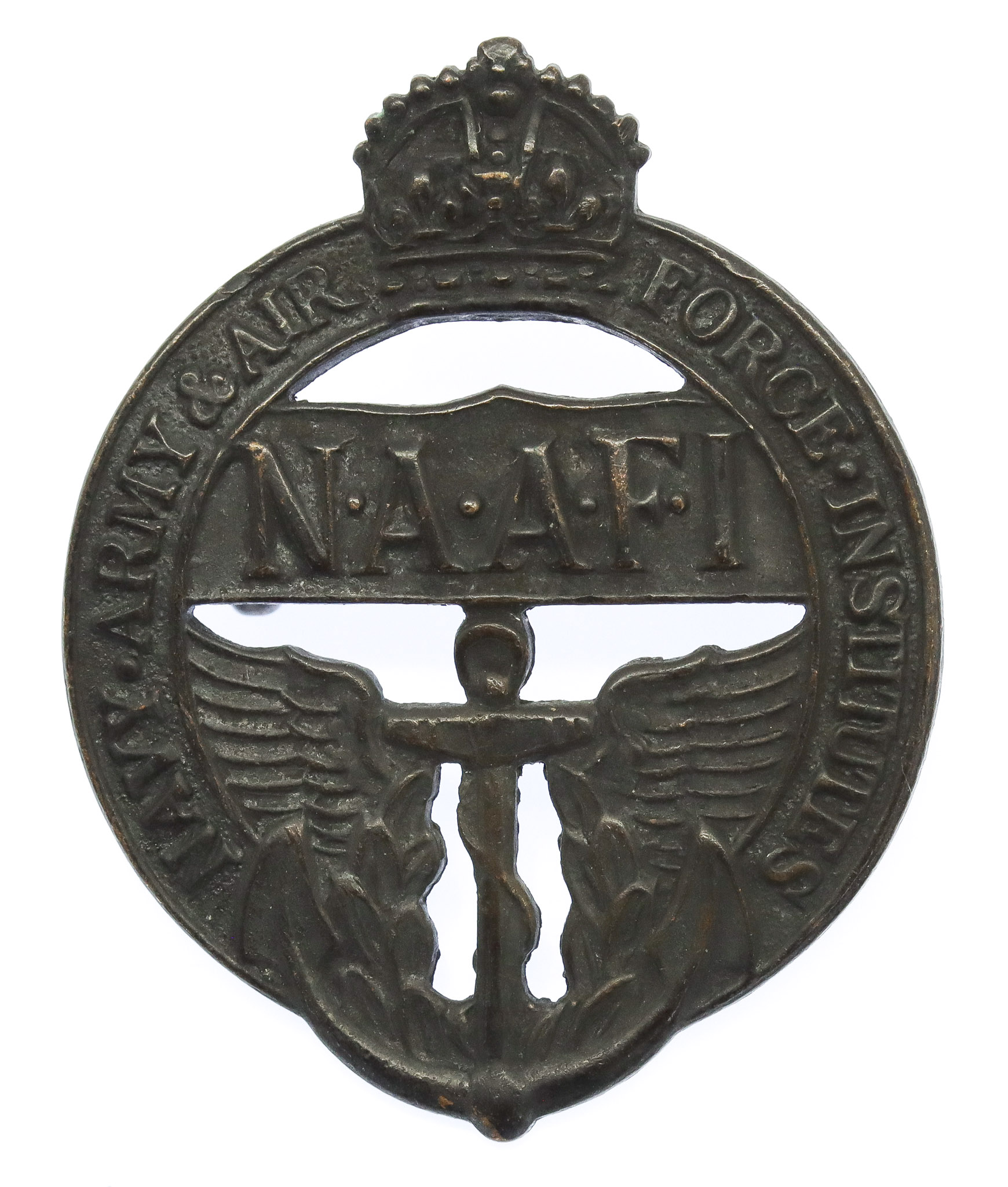 WW2 Navy, Army & Air Force Institutes (N.A.A.F.I.) Cap Badge