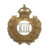 13th Hussars Collar Badge - King's Crown