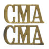 Pair of Corps of Military Accountants (C.M.A.) Shoulder Titles