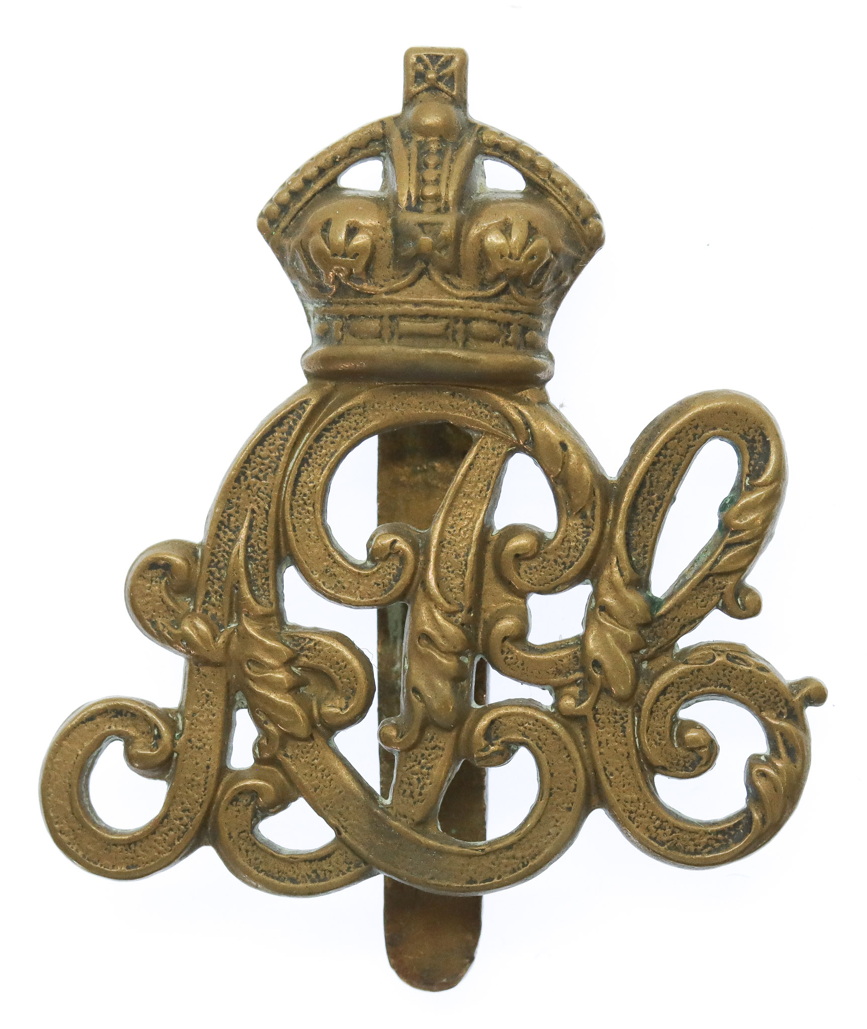 Army Pay Corps (A.P.C.) Cap Badge - King's Crown