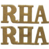 Pair of Royal Horse Artillery (R.H.A.) Shoulder Titles