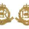 Pair of Royal Military Police (R.M.P.) Collar Badges - Queen's Crown