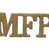 Military Foot Police (M.F.P.) Shoulder Title