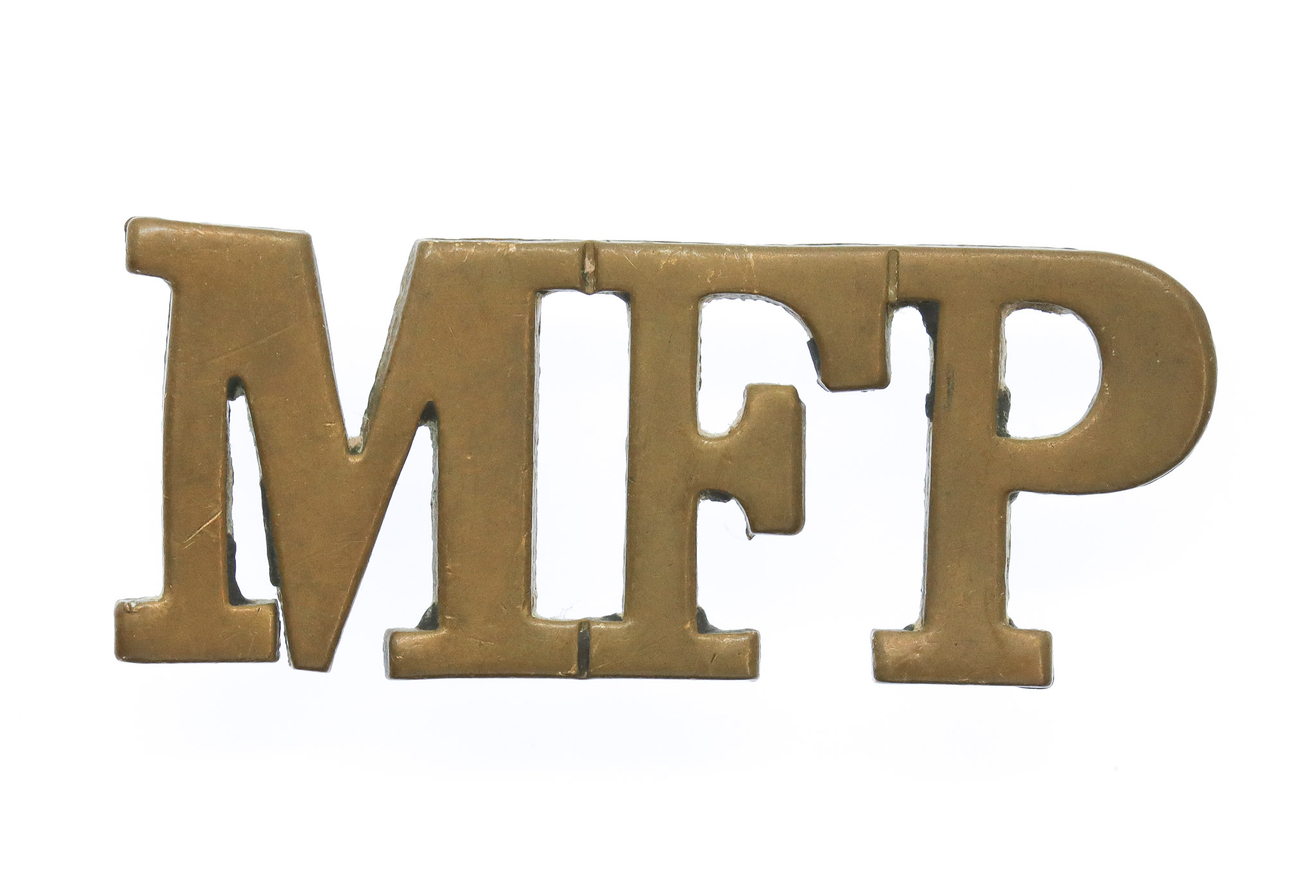 Military Foot Police (M.F.P.) Shoulder Title
