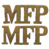 Pair of Military Foot Police (M.F.P.) Shoulder Titles