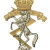 Royal Electrical & Mechanical Engineers (R.E.M.E.) Officer's Dress Cap Badge - King's Crown (2nd Pattern)