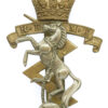 Royal Electrical & Mechanical Engineers (R.E.M.E.) Bi-Metal Cap Badge - Queen's Crown