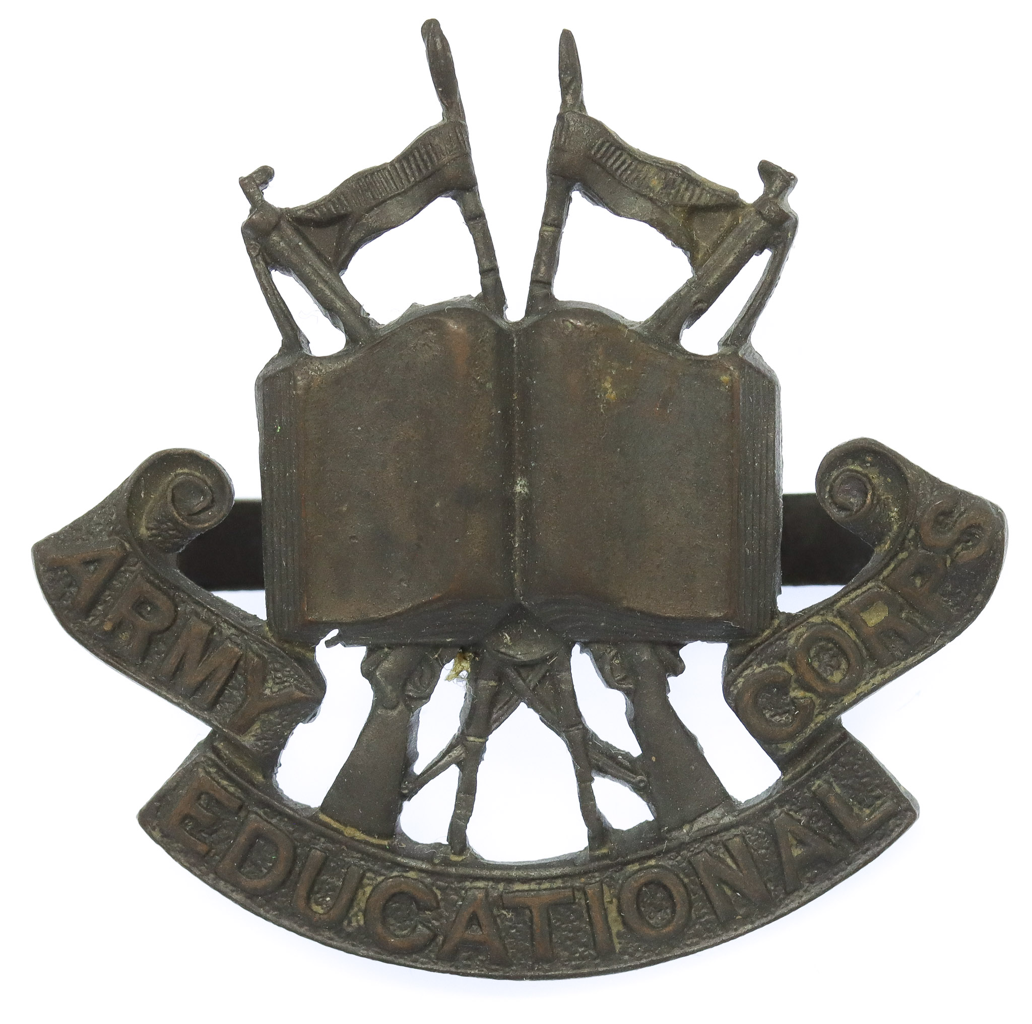  Army Educational Corps Officer's Service Dress Cap Badge (1st Pattern)