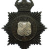 Durham County Constabulary Black Helmet Plate - King's Crown