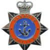 Tees and Hartlepool Harbour Police Enamelled Cap Badge - Queen's Crown