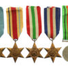 WW2 Military Medal (Immediate Award) and Mentioned in Despatches Casualty Medal Group of Seven - Sjt. L.G.V. Langenschied, 1st Bn. Rifle Brigade - K.I.A. 8/4/45