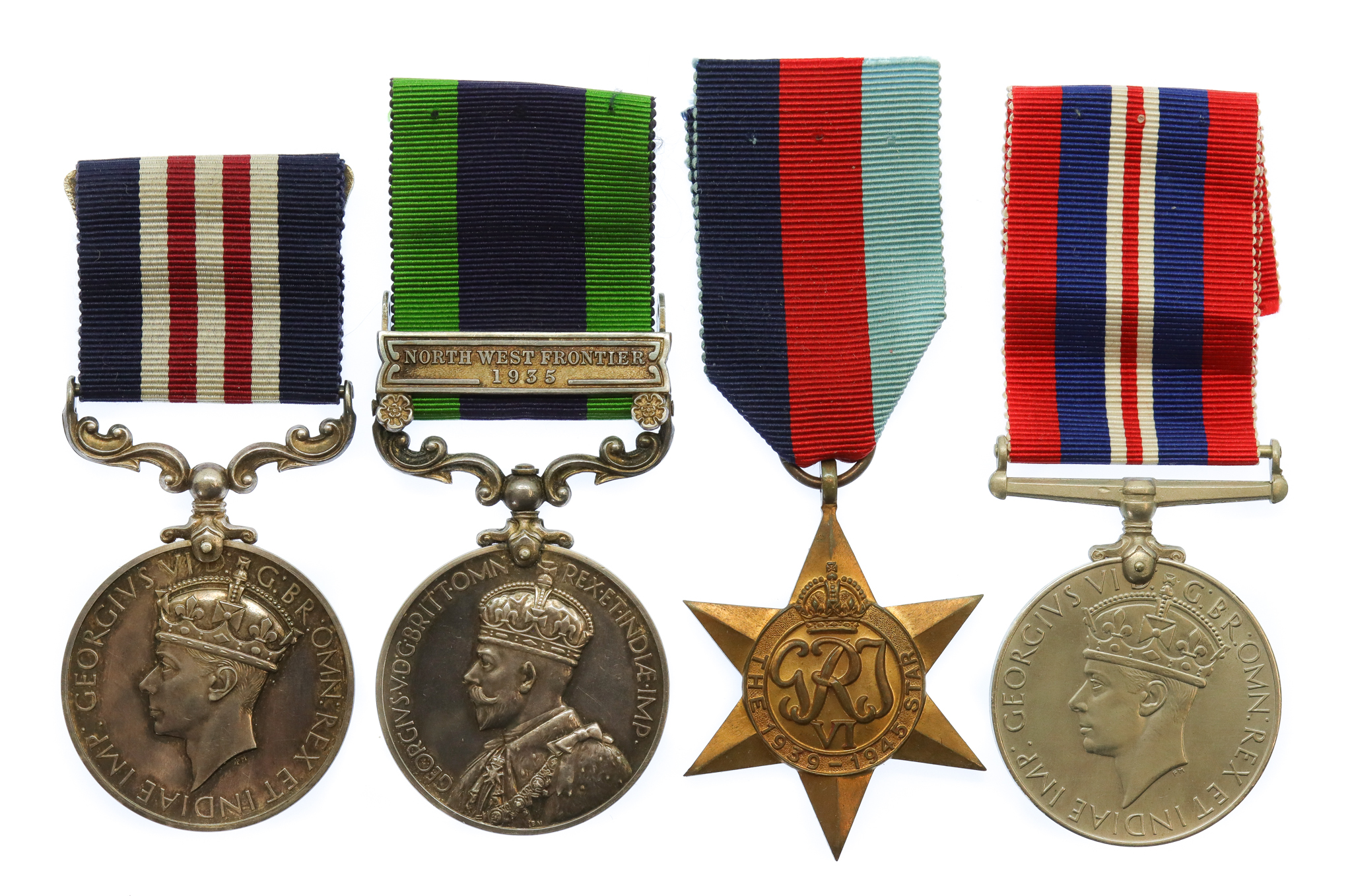 WW2 Dunkirk Prisoner of War Military Medal Group of Four - Pte. A. Fraser, 1st Bn. Highland Light Infantry