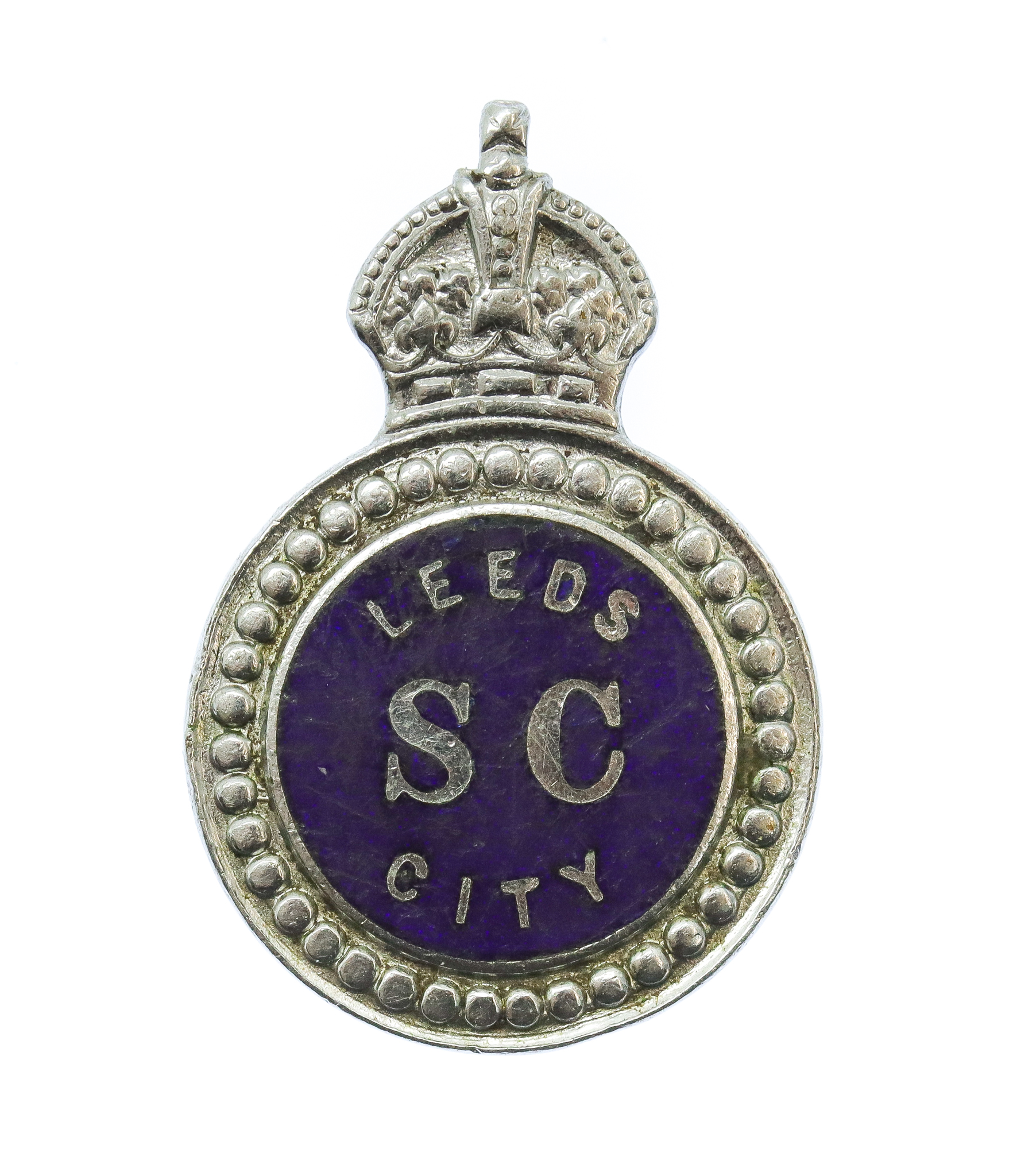 Leeds City Police Special Constabulary Enamelled Lapel Badge - King's Crown