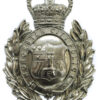 Worcester City Police Wreath Helmet Plate - Queen's Crown