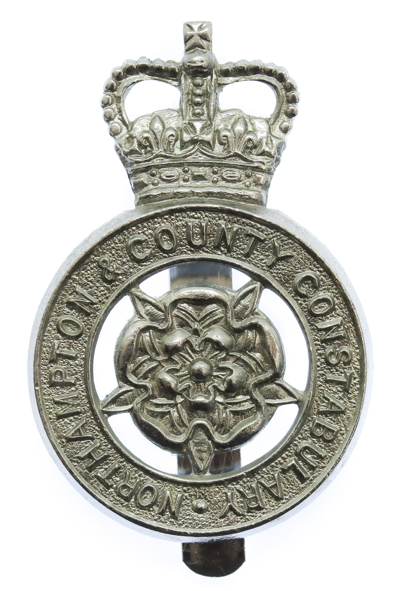 Northampton & County Constabulary Cap Badge - Queen's Crown