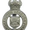 Northampton Borough Police Cap Badge - King's Crown