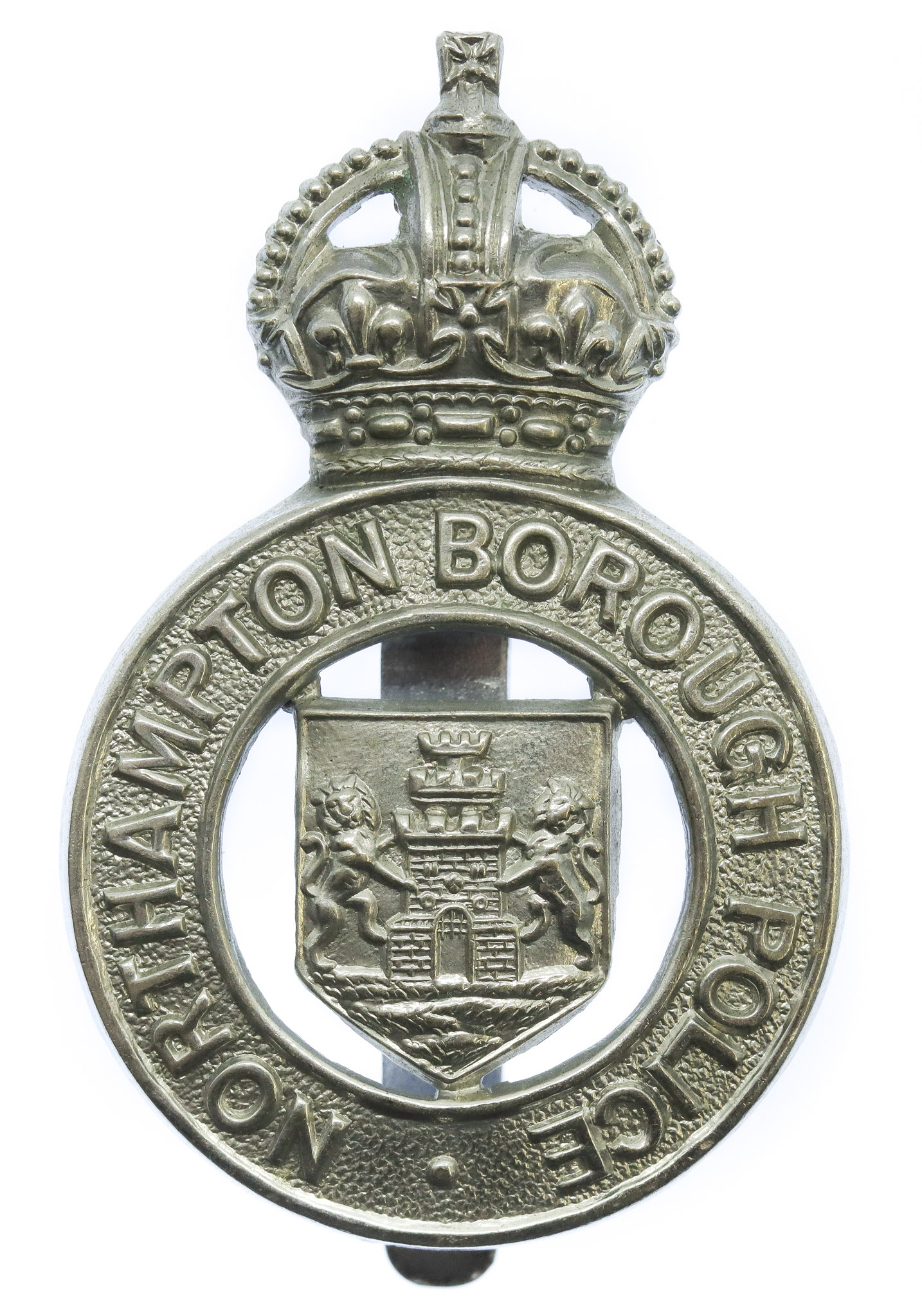 Northampton Borough Police Cap Badge - King's Crown