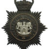 Northampton Borough Police Black Helmet Plate - Queen's Crown
